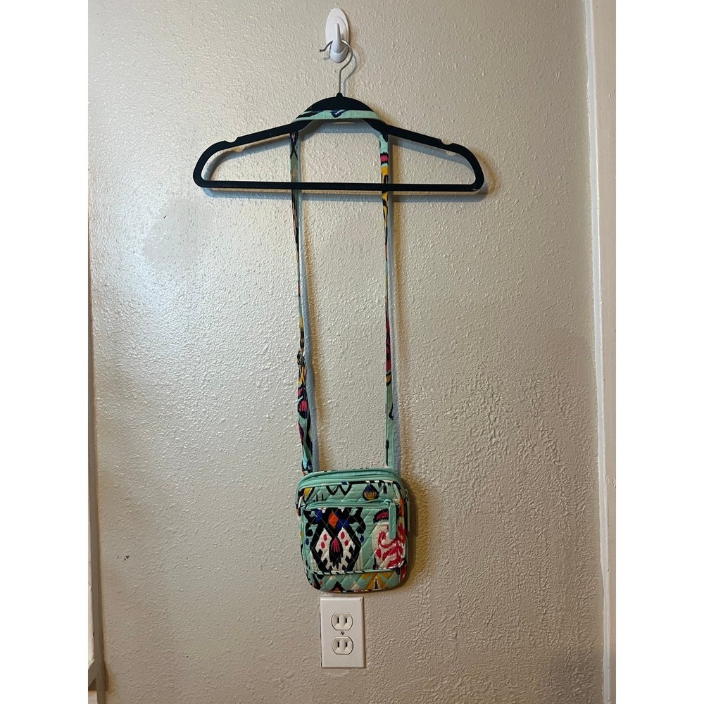 Vera Bradley Pueblo Print Teal Multicolor crossbody
